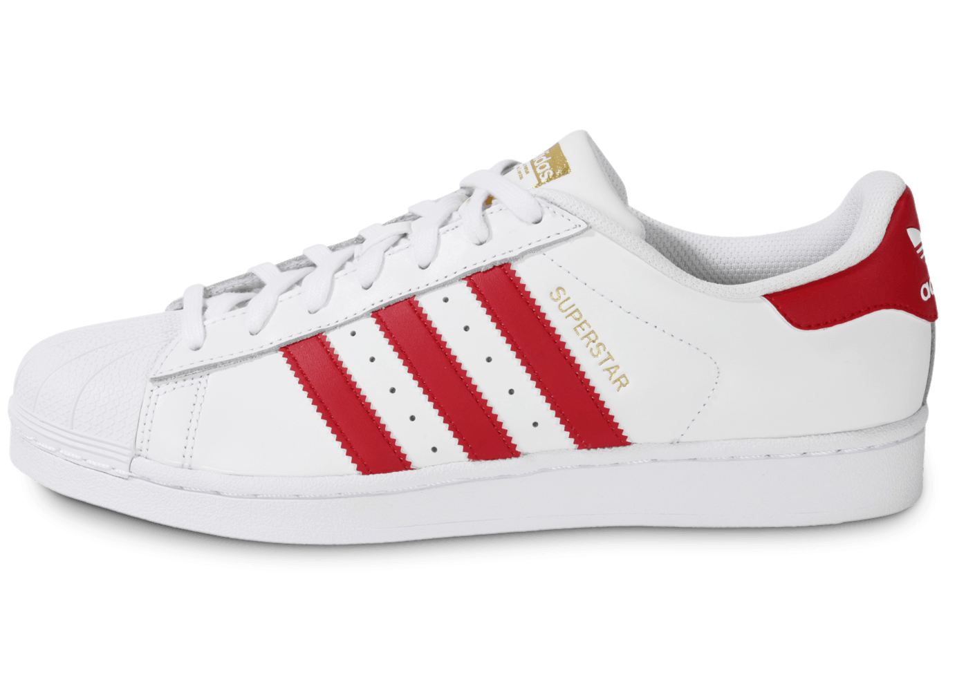 adidas superstar blanche et rouge femme